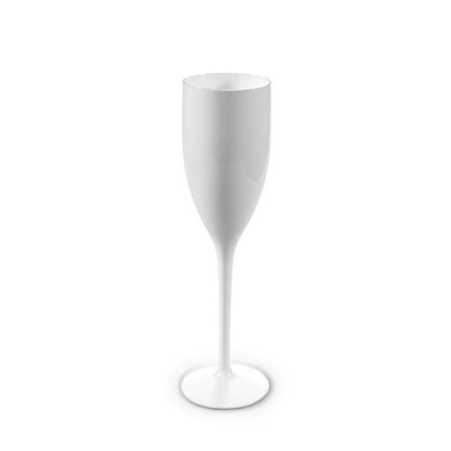 Copo Flute / Champagne 150ml Inquebrável (PC) Branco - Caixa 6 Unidades