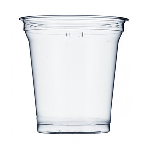 RPET Plastic Cup 630ml w/Dome Lid for Straws - Pack of 50 Units