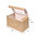 Caja de Sandwich Kraft com Ventana - Caja 1000 Unidades