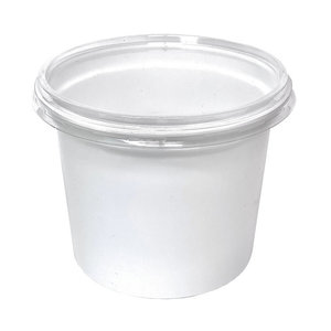 Boîte de soupe Take Away 500ml  avec couvercle blanc - Paquet 50 unités