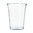 Vaso plástico 425ml PET - Medido a 300ml - C/ cubierta Cúpula Perfurada - Caja 1072 Unidad