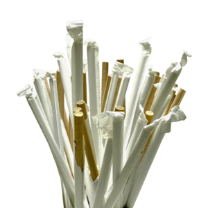 Palhinha Papel Recta Kraft Embalado Individualmente Palhinha Papel Recta Kraft Embalado Individualmente