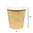 Vaso de Cartón Café 110ml (4Oz) Kraft c/ Tapa “To Go” Blanca - Caja Completa 3000 unidades