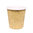 Vaso de Cartón Café 110ml (4Oz) Kraft c/ Tapa “To Go” Blanca - Caja Completa 3000 unidades