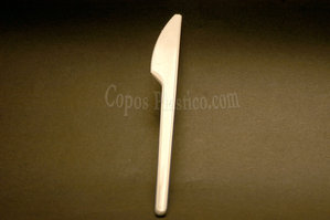 Plastic Knife White Disposable 162mm Packing 250 uni