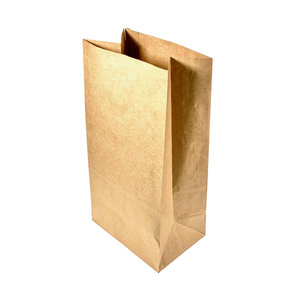 American Kraft Paper Bag 22x37+14cm - Pack 250 units
