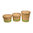 Caja Sopa de Cartón 240ml Kraft con Tapa - Paquete 25 unidades