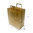 Kraft Paper Bag with Flat Handle 32x26+22cm - Pack 50 units