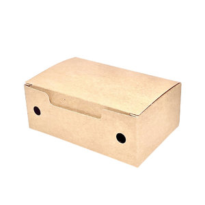 Small Kraft Fritter Box - Pack 50 units