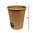 Cardboard Cup 192ml (6/7Oz) 100% Kraft With Lid with Hole "To Go" Black - Pack of 50 Units