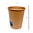 Vaso de Cartón 350ml (12Oz) 100% Kraft c/ Tapa Blanca “To Go” – Paquete 50 unidades