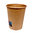 Paper Cups 350ml (12Oz) 100% Kraft w/ White “To Go” Lid – Sleeve 50 units